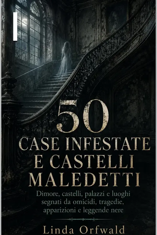 Copertina dell'ebook 50 CASE INFESTATE E CASTELLI MALEDETTI: Dimore, castelli, palazzi e luoghi segnati da omicidi, tragedie, apparizioni e leggende nere di Linda Orfwald