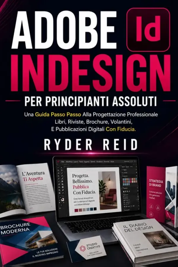Copertina dell'ebook ADOBE INDesign PER PRINCIPIANTI ASSOLUTI: Una Guida Passo Passo Alla Progettazione Professionale Libri, Riviste, Brochure, Volantini, E Pubblicazioni Digitali Con Fiducia di RYDER REID
