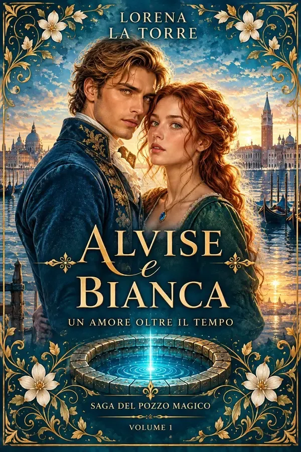 Copertina dell'ebook Alvise e Bianca. Un amore oltre il tempo. (Il pozzo magico Vol. 1) di Lorena La Torre
