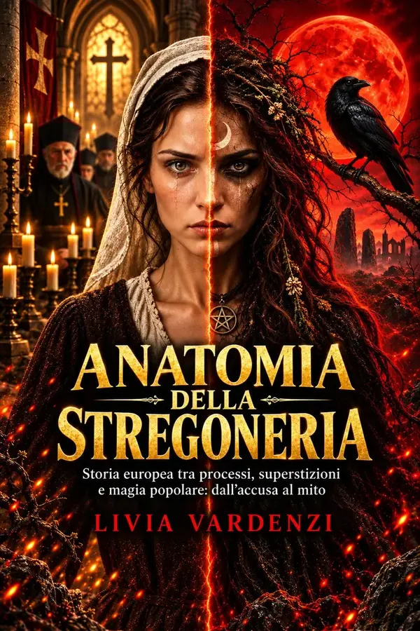 Copertina dell'ebook Anatomia della stregoneria: Storia europea tra processi, superstizioni e magia popolare: dall'accusa al mito di Livia Vardenzi
