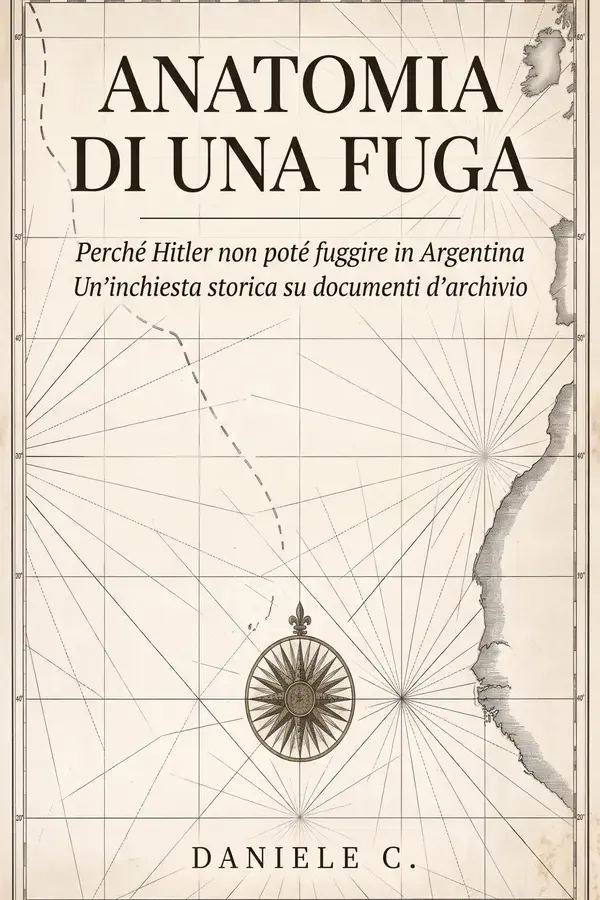 Copertina dell'ebook Anatomia di una Fuga: Perché Hitler non poté fuggire in Argentina. Un'inchiesta storica su documenti d'archivio. (Prove alla mano) di Daniele C.