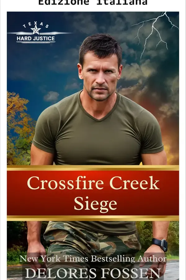 Copertina dell'ebook Assedio a Crossfire Creek (Giustizia spietata, Crossfire Creek Vol. 8) di Delores Fossen