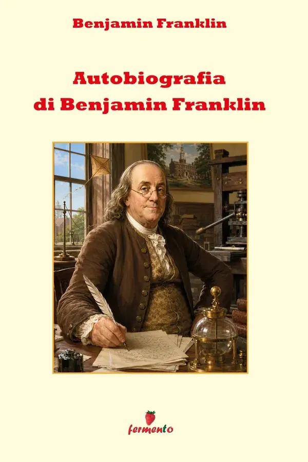 Copertina dell'ebook Autobiografia di Benjamin Franklin: Nuova traduzione in italiano moderno dell'autobiografia dell'uomo che ha costruito sé stesso e contribuito a fondare gli Stati Uniti, con apparato interpretativo di Benjamin Franklin