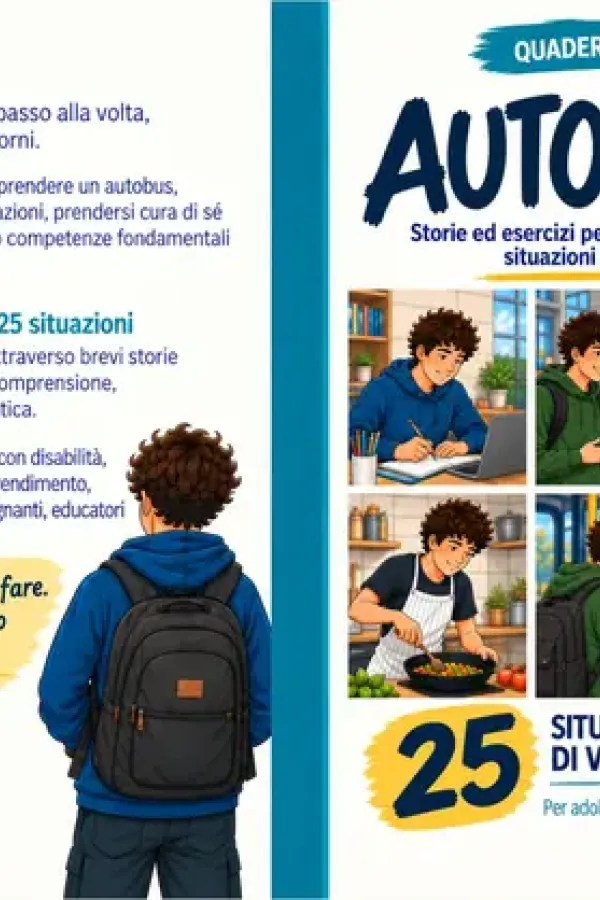 Copertina dell'ebook Autonomia!: Attività pratiche per studenti con disabilità e BES della scuola secondaria di Jessica Ripa