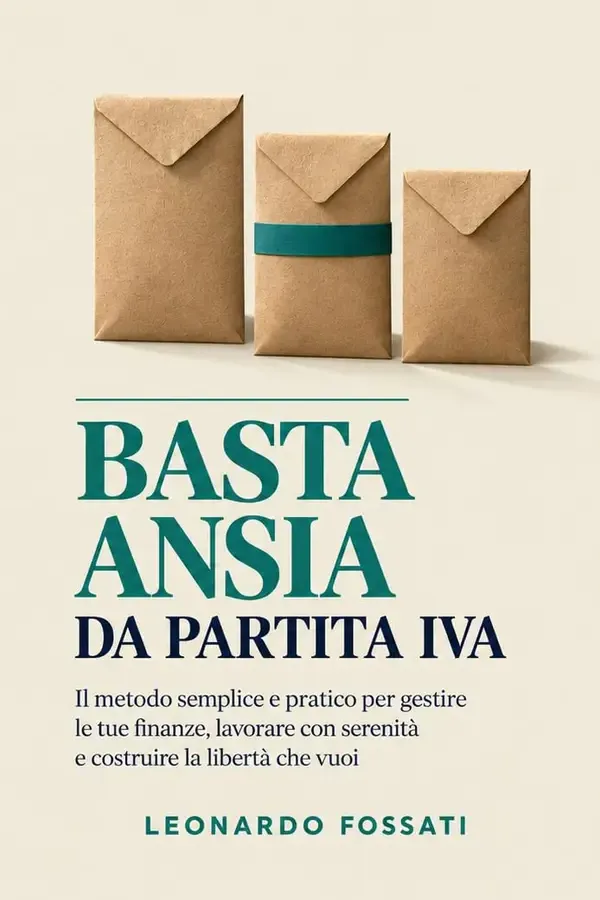 Copertina dell'ebook Basta Ansia da Partita IVA: la Guida che Avresti Voluto Prima di Leonardo Fossati