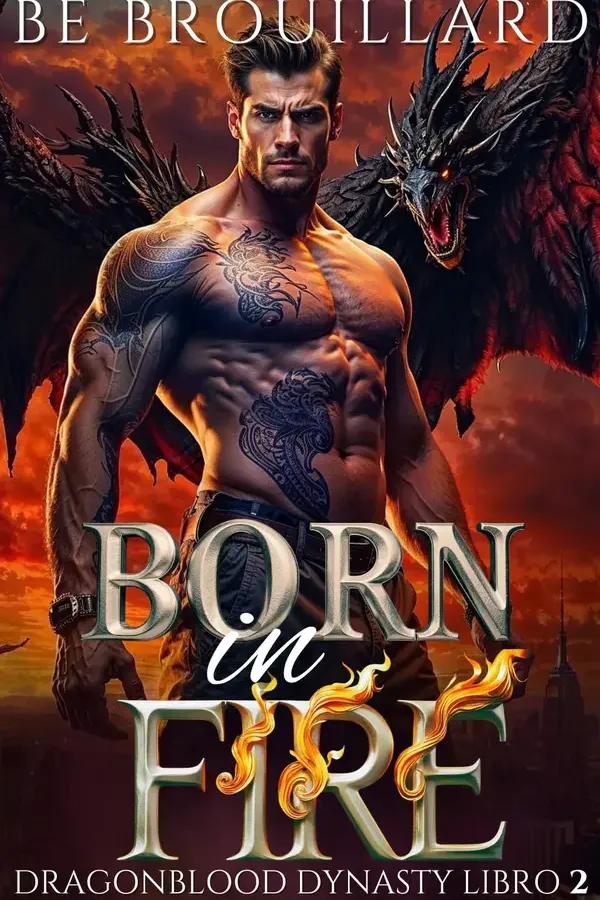 Copertina dell'ebook Born in Fire: Un romance paranormale con draghi mutaforma (Dragonblood Dynasty - Edizione italiana Vol. 2) di BE Brouillard