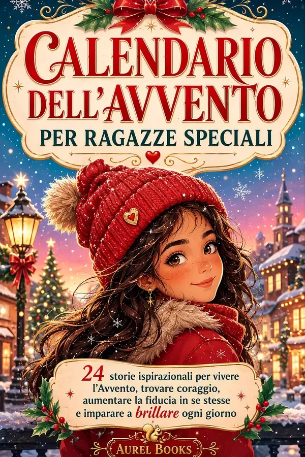 Copertina dell'ebook Calendario dell'Avvento per Ragazze Speciali: 24 Storie Ispirazionali per Vivere l'Avvento, Trovare Coraggio, Aumentare la Fiducia in Se Stesse e Imparare a Brillare Ogni Giorno di Aurel Books