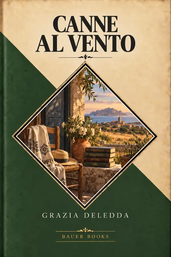 Copertina dell'ebook Canne al vento di Grazia Deledda