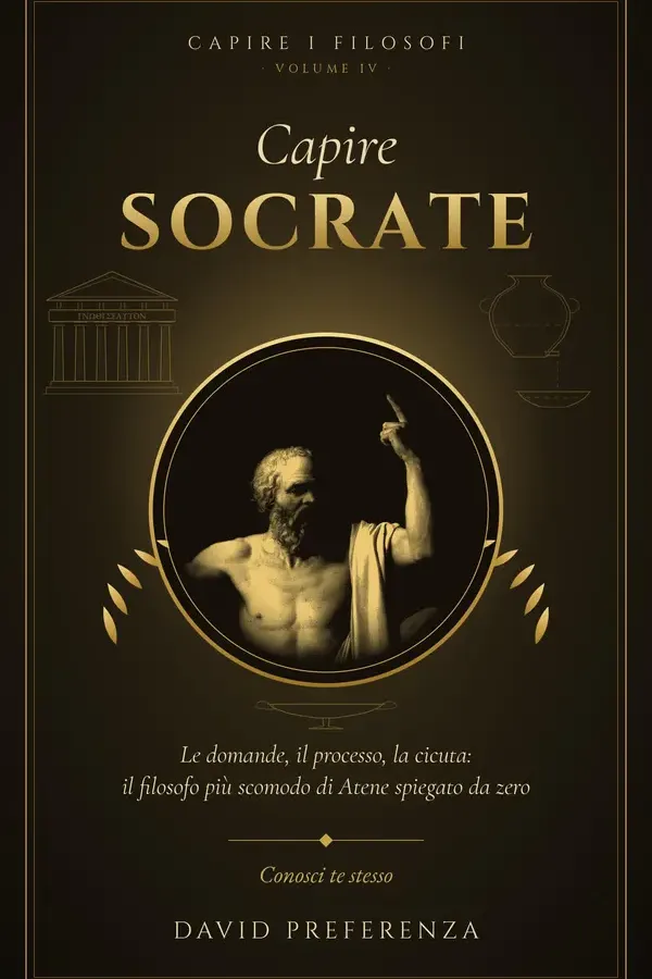 Copertina dell'ebook Capire Socrate: Le domande, il processo, la cicuta: il filosofo più scomodo di Atene spiegato da zero (Capire i filosofi) di David Preferenza