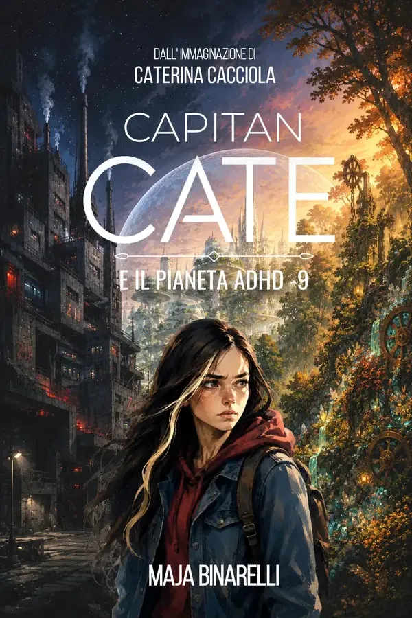 Copertina dell'ebook CAPITAN CATE E IL PIANETA ADHD-9 di Maja Binarelli