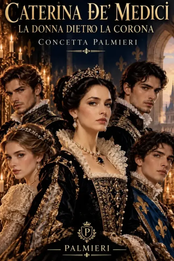 Copertina dell'ebook CATERINA DE' MEDICI: LA DONNA DIETRO LA CORONA (EDIZIONI PALMIERI) di CONCETTA PALMIERI