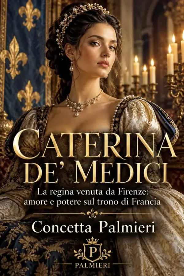 Copertina dell'ebook CATERINA DE' MEDICI: La regina venuta da Firenze: amore e potere sul trono di Francia (EDIZIONI PALMIERI) di CONCETTA PALMIERI