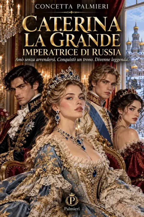Copertina dell'ebook CATERINA LA GRANDE REGINA DI RUSSIA: Amò senza arrendersi. Conquistò un trono. Divenne leggenda. (EDIZIONI PALMIERI) di CONCETTA PALMIERI