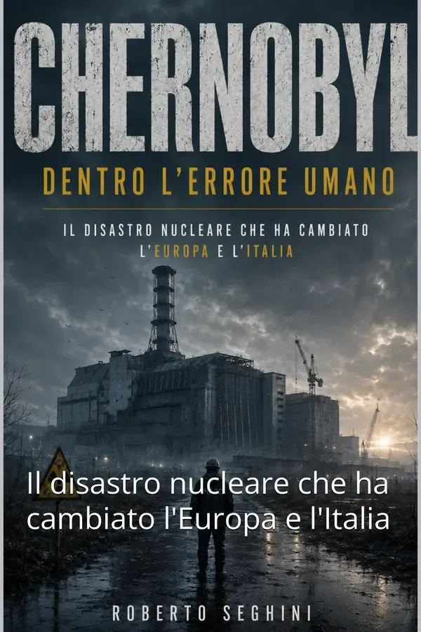 Copertina dell'ebook CHERNOBYL dentro l'errore umano: Il disastro nucleare che ha cambiato l'Europa e l'Italia di Roberto Seghini