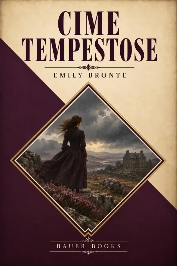 Copertina dell'ebook Cime tempestose: Un capolavoro senza tempo di amore, passione, vendetta e destino di Emily Bronte