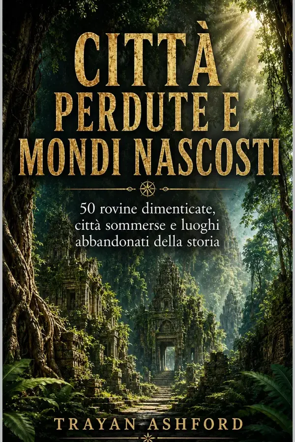 Copertina dell'ebook CITTÀ PERDUTE E MONDI NASCOSTI: 50 rovine dimenticate, città sommerse e luoghi abbandonati della storia (Il lato inatteso della Storia Vol. 7) di Trayan Ashford