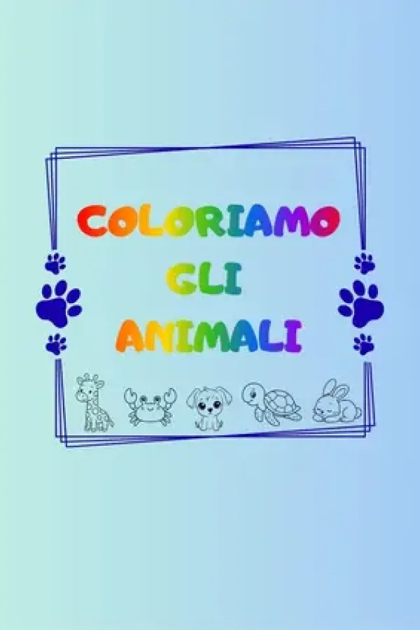 Copertina dell'ebook COLORIAMO GLI ANIMALI di Serena Pelaccia