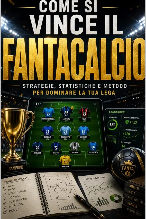 Copertina dell'ebook Come si vince il Fantacalcio: Strategie, statistiche e metodo per dominare la tua lega di Sottovoce Official