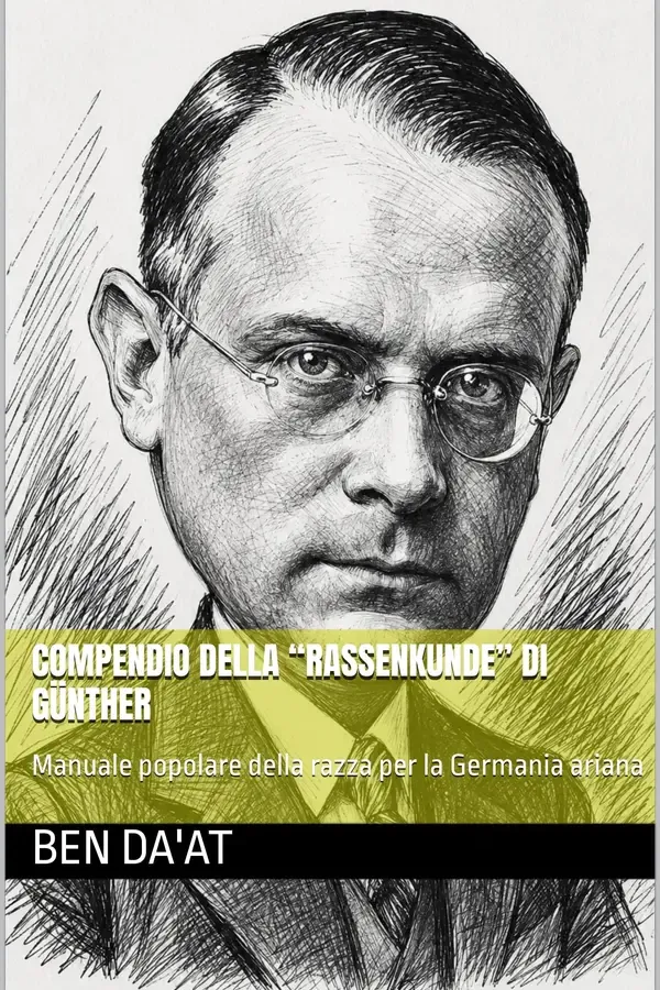 Copertina dell'ebook Compendio della "Rassenkunde" di Günther: Manuale popolare della razza per la Germania ariana (Razz-istica Vol. 10) di Ben Da'at