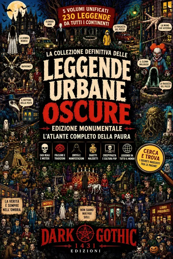 Copertina dell'ebook Compendio di leggende urbane oscure di Dark Gothic 1431