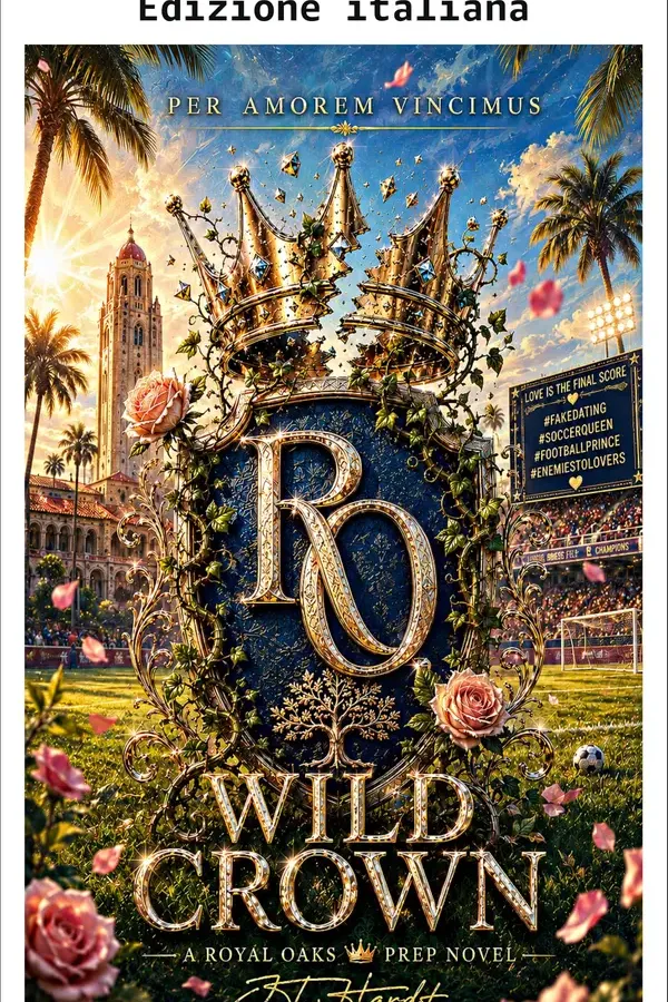 Copertina dell'ebook Corona selvaggia (Royal Oaks Prep Vol. 4) di J.T. Hardt