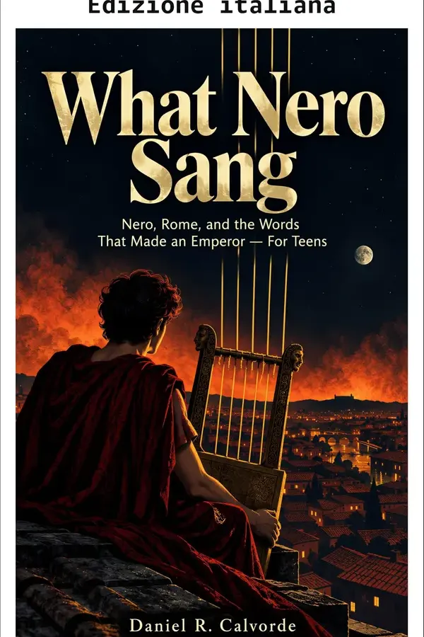 Copertina dell'ebook Cosa cantò Nerone (Biografie per ragazzi) di Daniel R. Calvorde