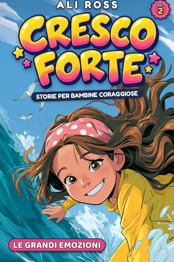 Copertina dell'ebook Cresco Forte: Le Grandi Emozioni: 8 storie illustrate su rabbia, delusione e cambiamenti. Libro di educazione emotiva per bambine da 7 a 11 anni, con mandala ... Forte: Storie per Bambine Coraggiose) di Ali Ross
