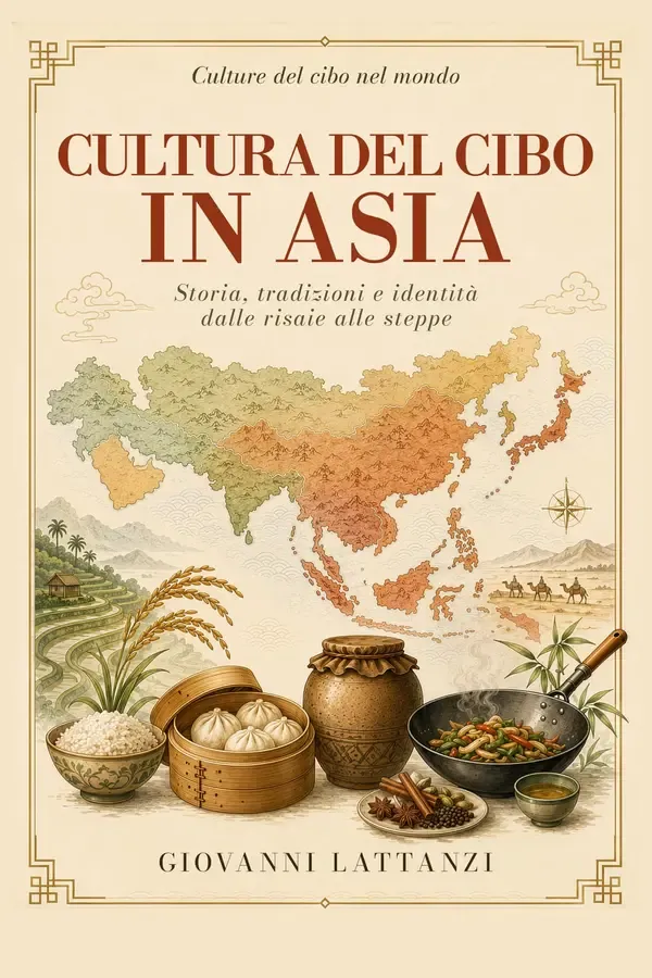 Copertina dell'ebook Cultura del cibo in Asia: Storia, tradizioni e identità dalle risaie alle steppe (Culture del cibo nel mondo) di Giovanni Lattanzi
