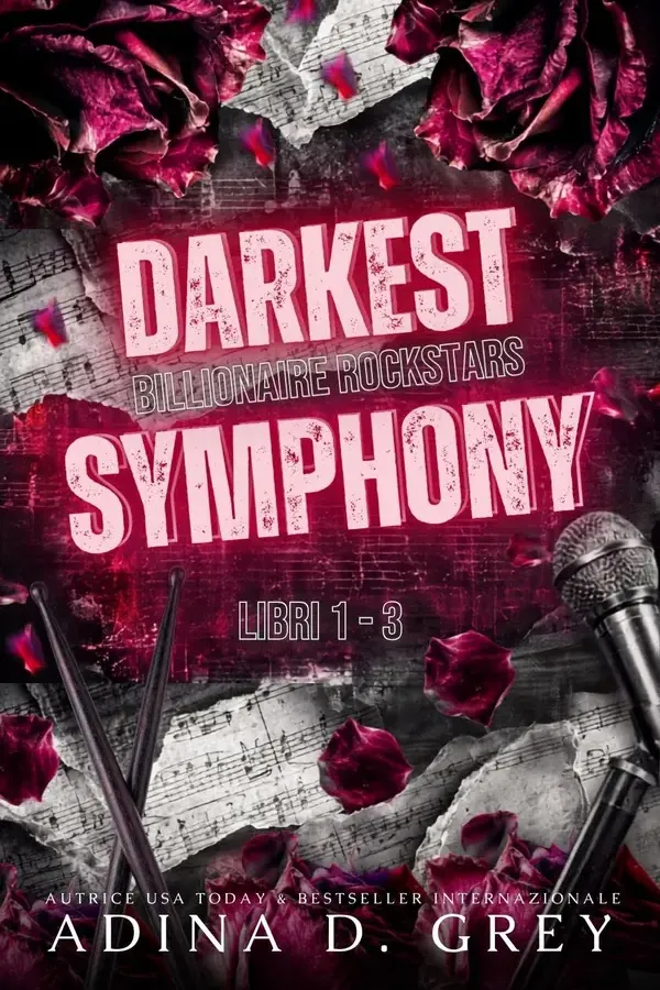 Copertina dell'ebook Darkest Symphony - Collezione Billionaire Rockstars di Adina D. Grey