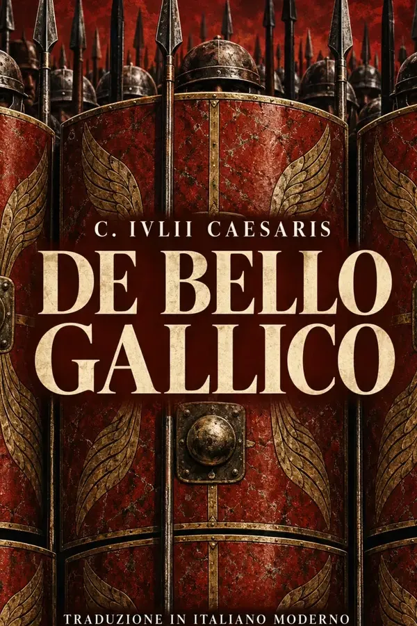 Copertina dell'ebook De Bello Gallico: Traduzione in italiano moderno di Gaio Cesare