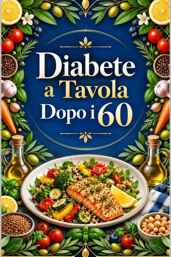 Copertina dell'ebook Diabete a Tavola Dopo i 60: Ricette semplici, menu di 30 giorni e strategie pratiche per gestire i carboidrati, organizzare la spesa e mangiare con più serenità (Cose Italiane) di Omar Berellini