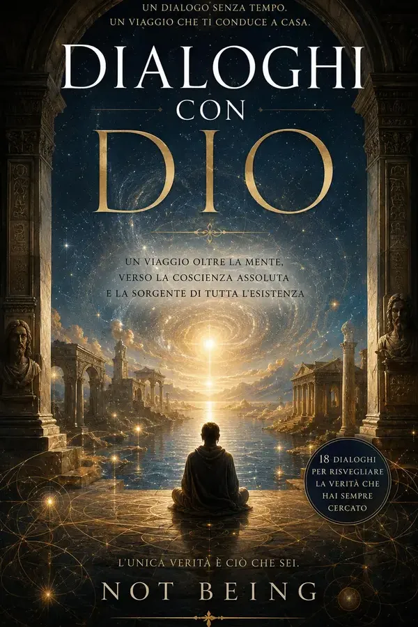 Copertina dell'ebook DIALOGHI CON DIO: Un viaggio oltre la mente, verso la Coscienza Assoluta e la Sorgente di tutta l'Esistenza di Not Being