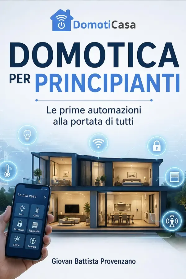 Copertina dell'ebook Domotica per Principianti: Le prime automazioni alla portata di tutti di Giovan Battista Provenzano