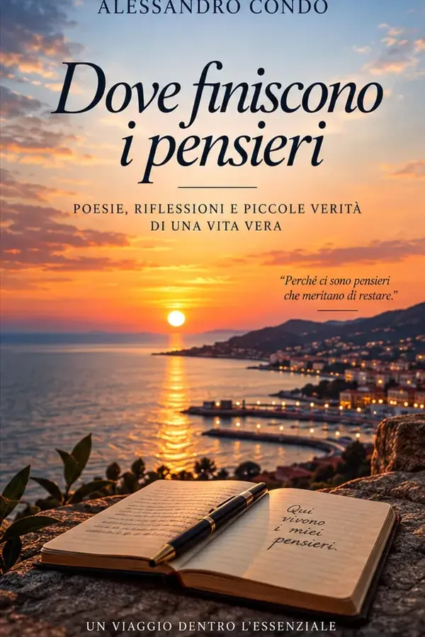 Copertina dell'ebook Dove finiscono i pensieri di Alessandro Condò