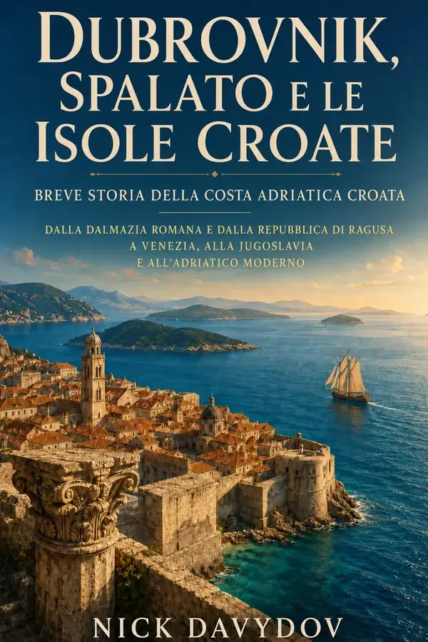 Copertina dell'ebook Dubrovnik, Spalato e le isole croate: Breve storia della costa adriatica croata: Dalla Dalmazia romana e dalla Repubblica di Ragusa a Venezia, alla Jugoslavia e all'Adriatico moderno di Nick Davydov