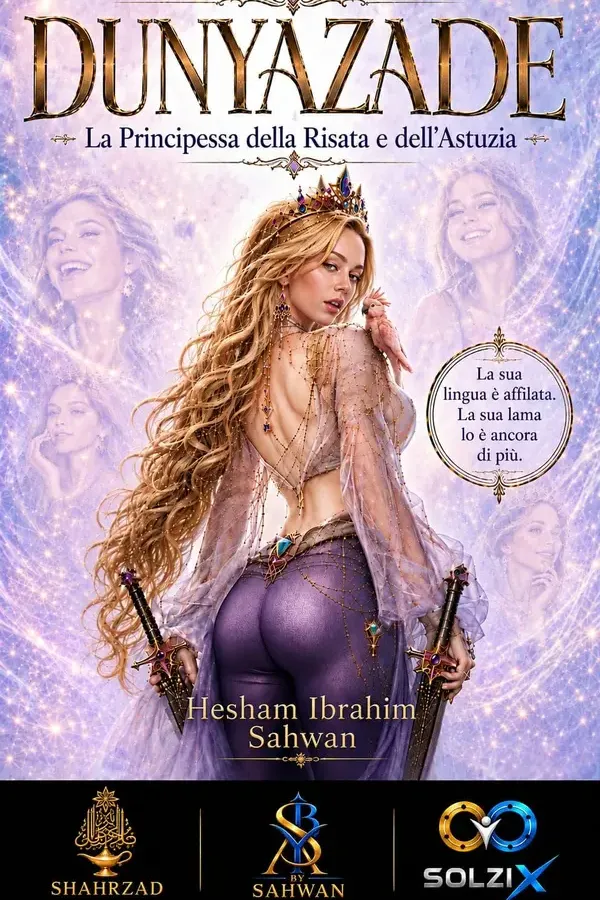 Copertina dell'ebook DUNYAZADE La Principessa della Risata e dell'Astuzia di Hesham Ibrahim Sahwan
