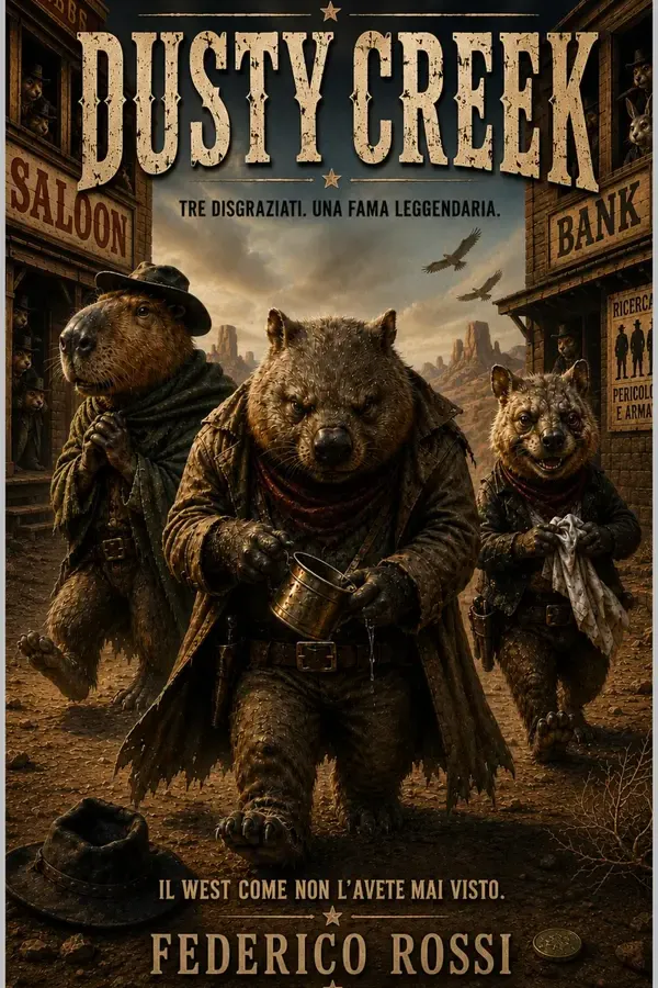 Copertina dell'ebook DUSTY CREEK: Tre Disgraziati, Una Fama Leggendaria di Federico Rossi