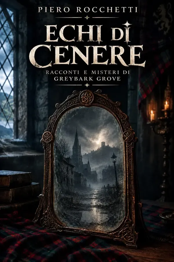 Copertina dell'ebook Echi di Cenere: Racconti e misteri di Greybark Grove di Piero Rocchetti