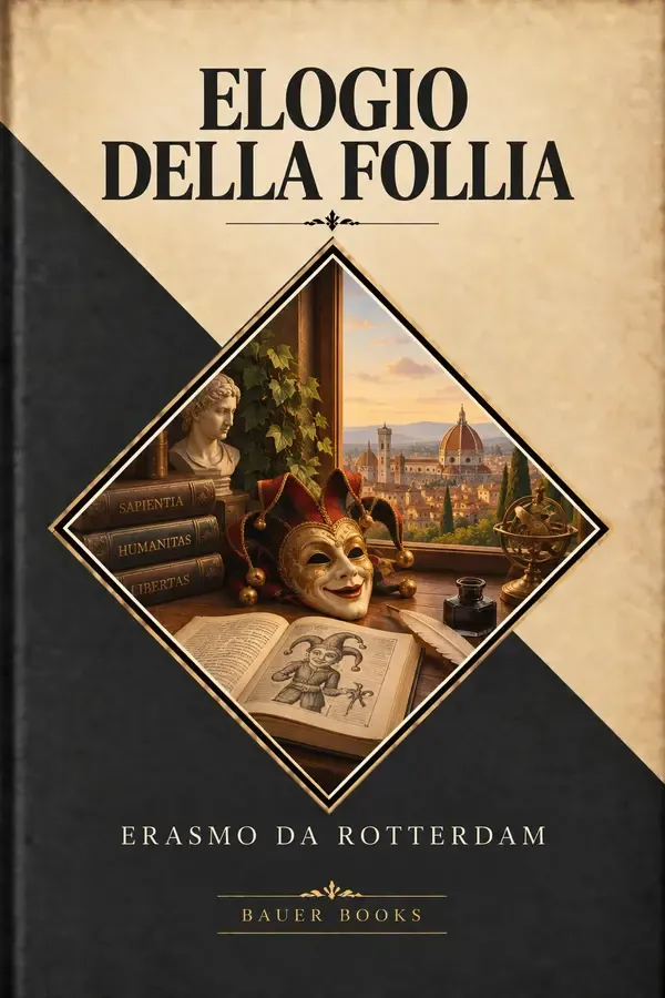 Copertina dell'ebook Elogio della follia di ERASMO DA ROTTERDAM