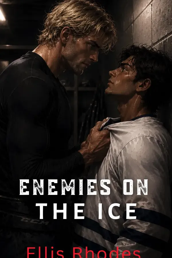 Copertina dell'ebook Enemies On The Ice: Una romance MM sull'hockey, seconda chance e grumpy/sunshine (Frozen Rivals) di Ellis Rhodes