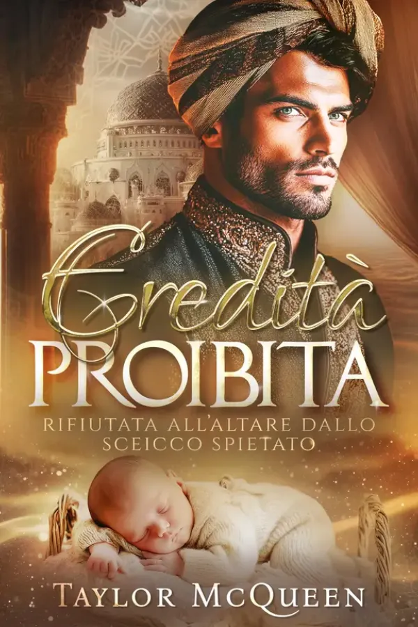 Copertina dell'ebook Eredità proibita: rifiutata all'altare dallo sceicco spietato di Taylor McQueen