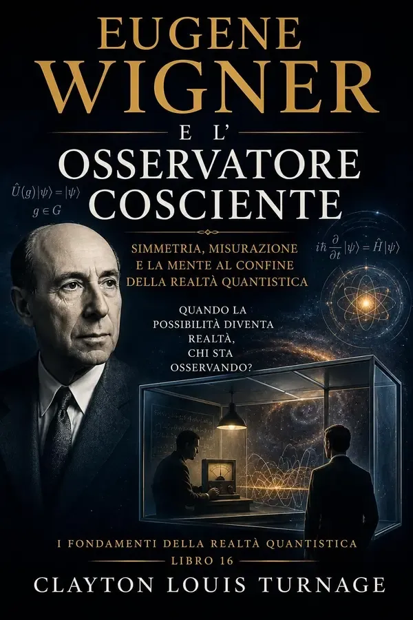 Copertina dell'ebook Eugene Wigner e l'osservatore cosciente (I fondamenti della realtà quantistica: i ribelli, i realisti e i visionari che sfidarono il significato del mondo quantistico Vol. 15) di Clayton Louis Turnage