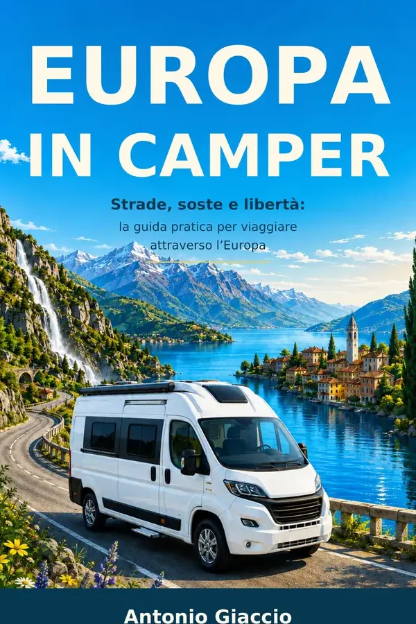 Copertina dell'ebook Europa in Camper: Itinerari, soste e consigli per viaggiare liberi di Antonio Giaccio