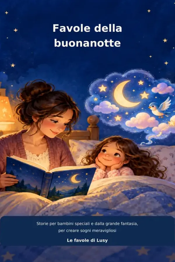 Copertina dell'ebook Favole della buonanotte: Storie per bambini speciali e dalla grande fantasia, per creare sogni meravigliosi di Le favole di Lusy