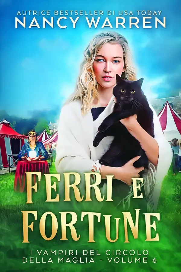 Copertina dell'ebook Ferri e Fortune: Un giallo paranormale (I Vampiri del Circolo della Maglia Vol. 6) di Nancy Warren