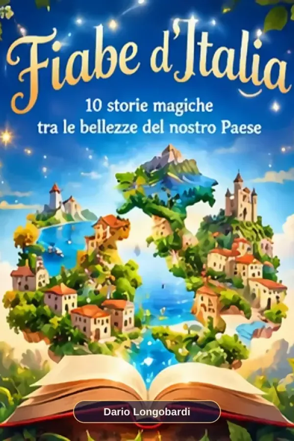 Copertina dell'ebook Fiabe d'Italia : Dieci racconti magici per bambini un viaggio fiabesco tra le regioni italiane di Dario Longobardi