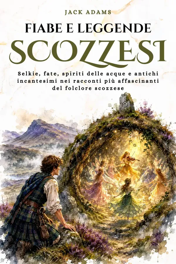 Copertina dell'ebook Fiabe e Leggende Scozzesi: Selkie, fate, spiriti delle acque e antichi incantesimi nei racconti più affascinanti del folclore scozzese (Historia Cosmica) di Jack Adams