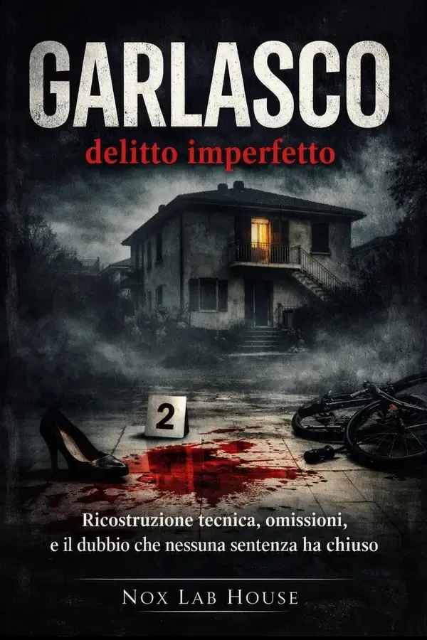 Copertina dell'ebook GARLASCO delitto imperfetto: Ricostruzione tecnica, omissioni, e il dubbio che nessuna sentenza ha chiuso (Nox Lab House Vol. 28) di Daria Monti