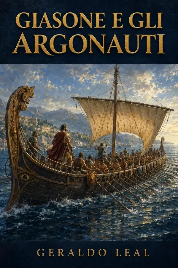 Copertina dell'ebook GIASONE E GLI ARGONAUTI (Miti Greci: Le Storie Originali Vol. 8) di Geraldo Leal