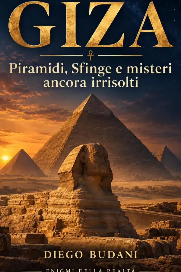Copertina dell'ebook Giza: Piramidi Sfinge e misteri ancora irrisolti (Enigmi della Realtà) di Diego Budani
